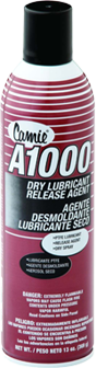 Camie 999 Dry Silicone Spray Release Agent Lubricant - Colorless,  Non-Staining - Twelve 13oz. Cans per Case